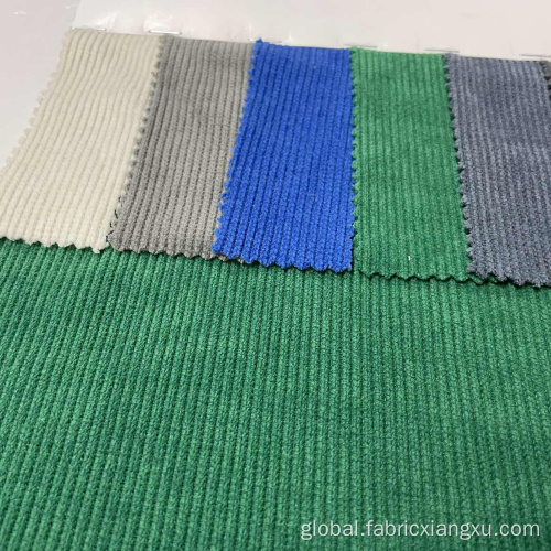 Cotton Corduroy Fabric knitted thin fine corduroy clothing fabric for pants Supplier